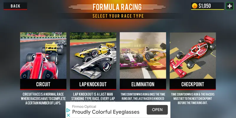 Formula Car Racing android App screenshot 5